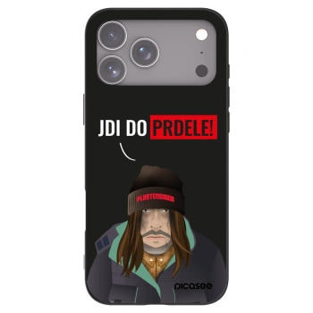 Picasee silikonowe czarne etui na Apple iPhone 17 Pro Max - Bezďák