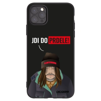 Picasee silikonowe czarne etui na Apple iPhone 11 Pro Max - Bezďák
