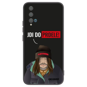 Picasee silikonowe czarne etui na Huawei Nova 5T - Bezďák