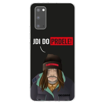 Picasee silikonowe przeźroczyste etui na Samsung Galaxy S20 G980F - Bezďák
