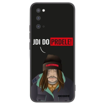 Picasee silikonowe czarne etui na Samsung Galaxy S20 G980F - Bezďák