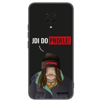 Picasee silikonowe czarne etui na Xiaomi Redmi Note 9 Pro - Bezďák