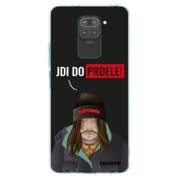 Picasee silikonowe czarne etui na Xiaomi Redmi Note 9 - Bezďák