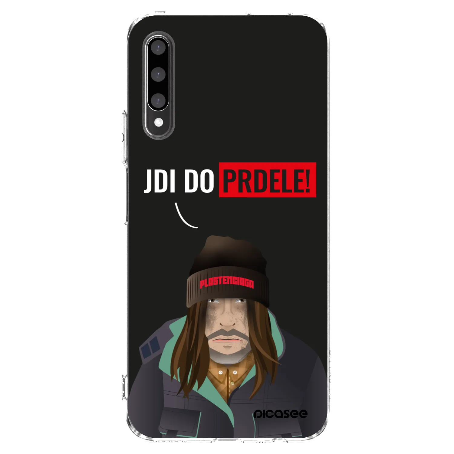 Picasee silikonowe przeźroczyste etui na Honor 9X Pro - Bezďák