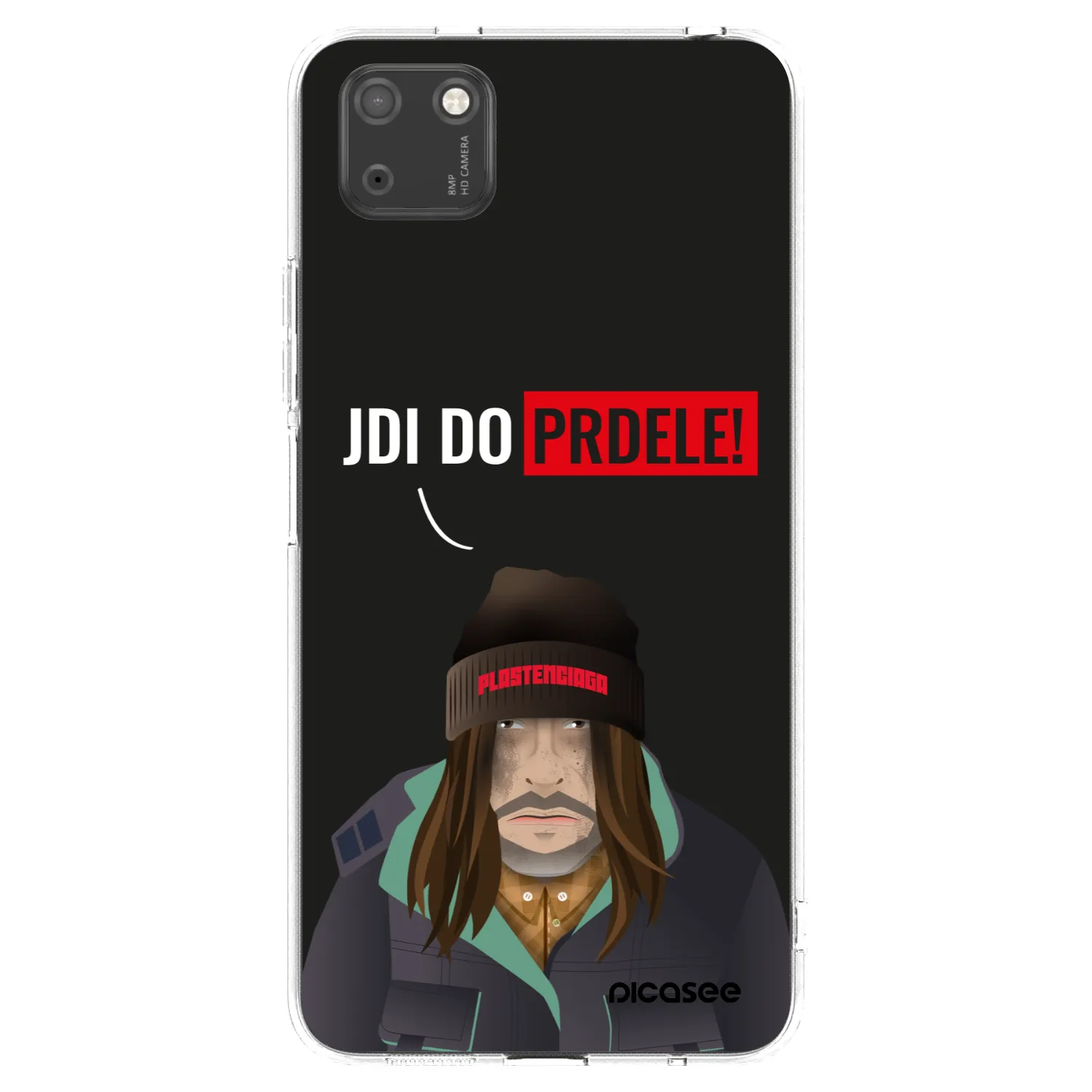 Picasee silikonowe przeźroczyste etui na Huawei Y5P - Bezďák