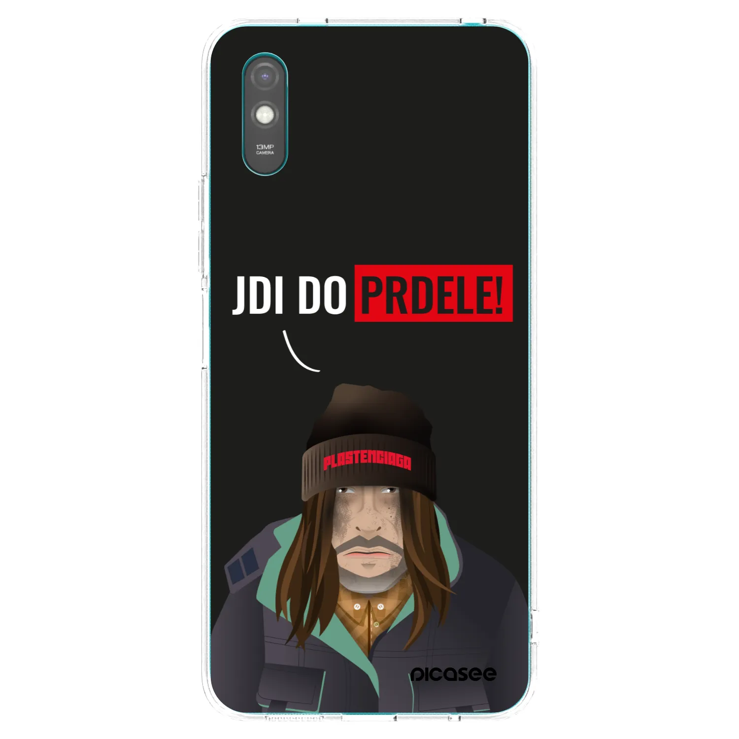 Picasee silikonowe przeźroczyste etui na Xiaomi Redmi 9A - Bezďák