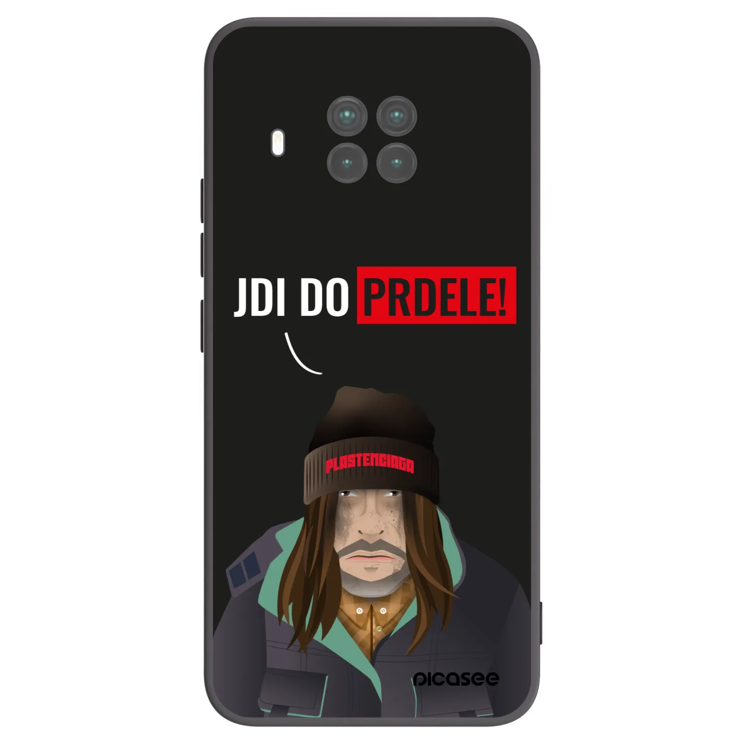 Picasee silikonowe czarne etui na Xiaomi Mi 10T Lite - Bezďák