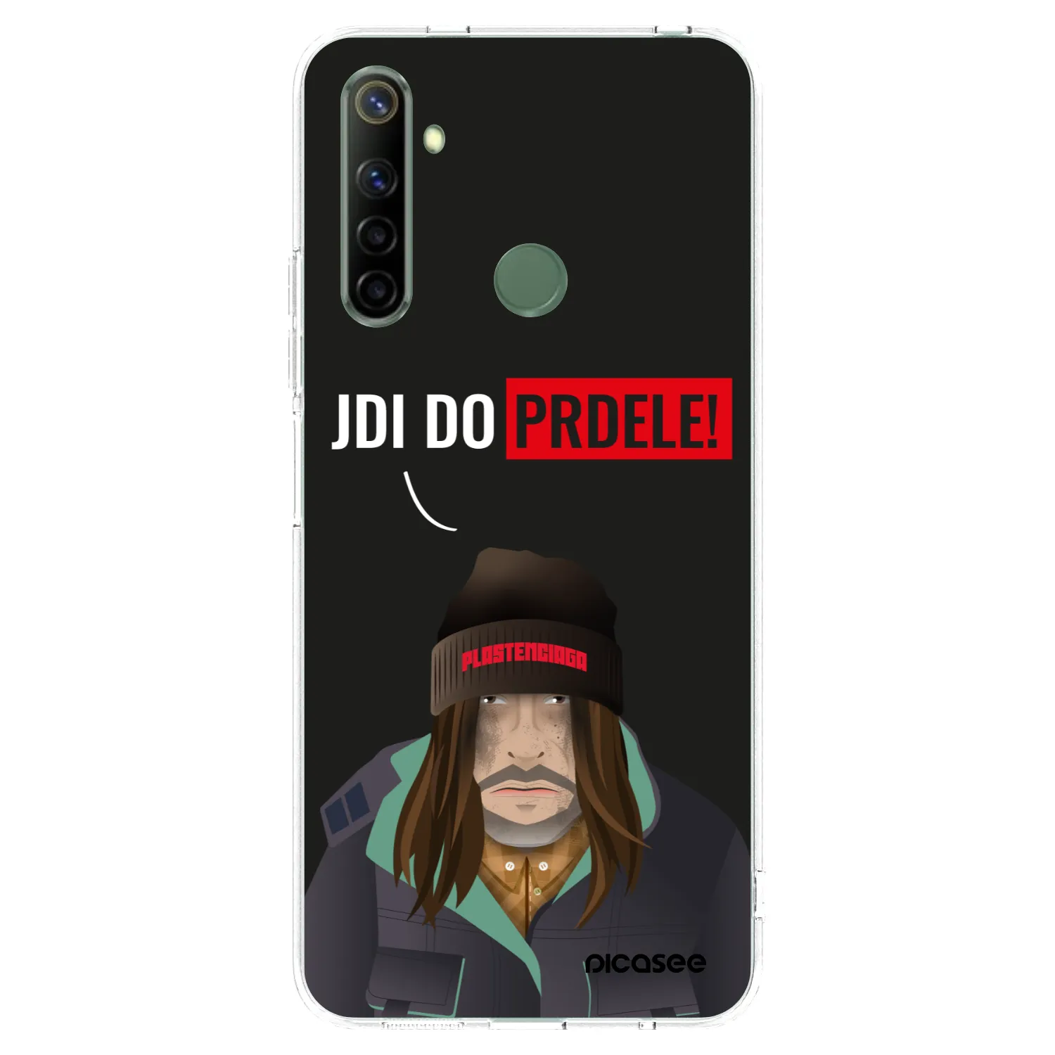 Picasee silikonowe przeźroczyste etui na Realme 6i - Bezďák