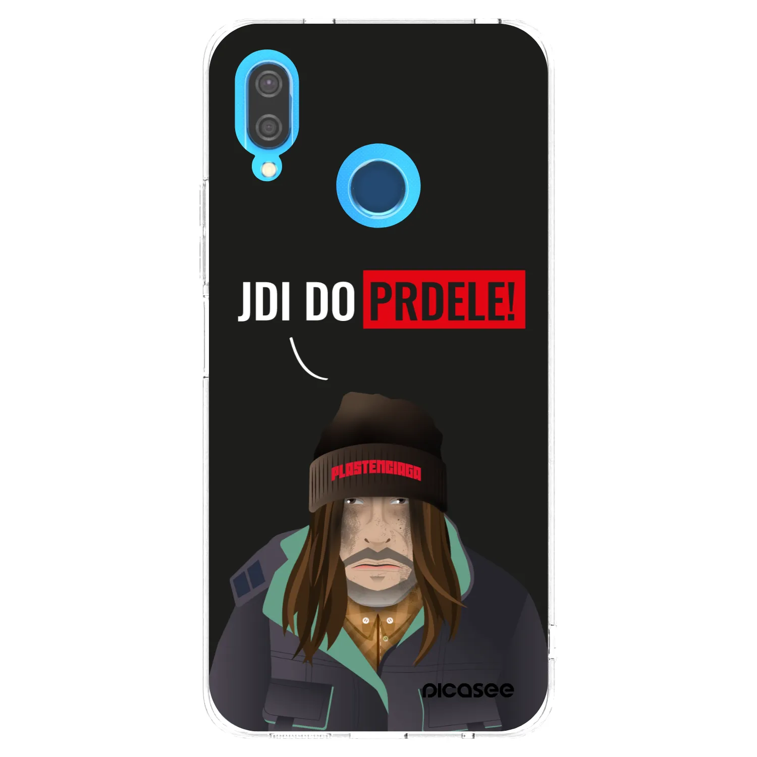 Picasee silikonowe przeźroczyste etui na Huawei P20 Lite - Bezďák