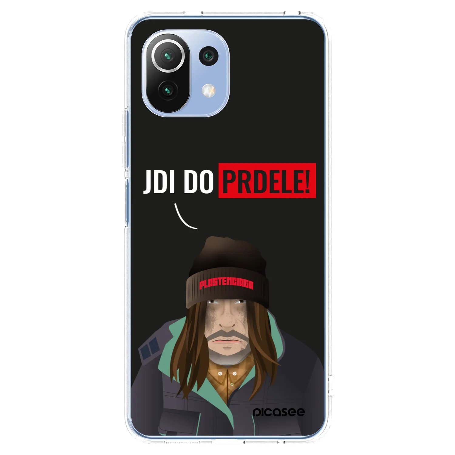 Picasee silikonowe przeźroczyste etui na Xiaomi Mi 11 Lite - Bezďák