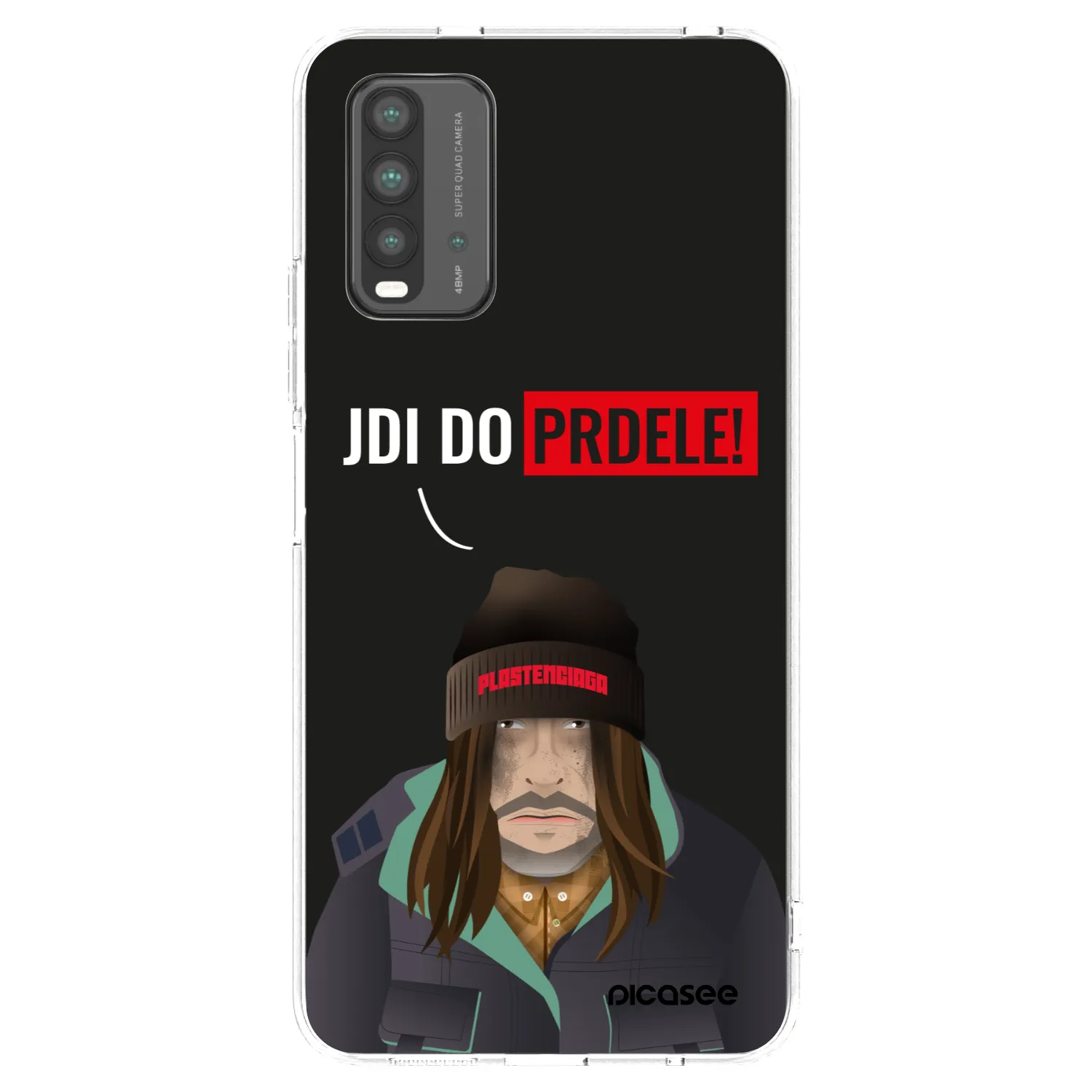 Picasee silikonowe przeźroczyste etui na Xiaomi Redmi 9T - Bezďák