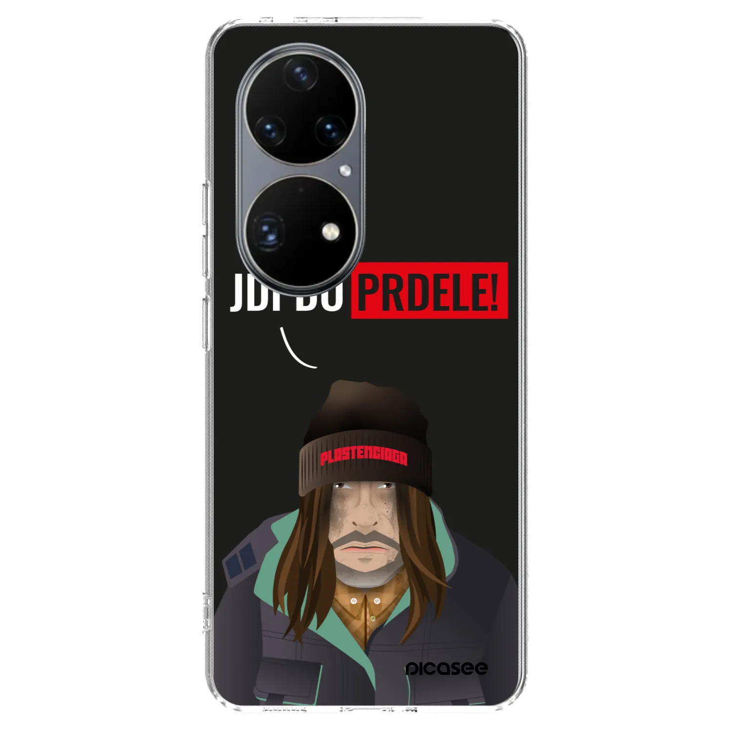 Picasee silikonowe przeźroczyste etui na Huawei P50 - Bezďák