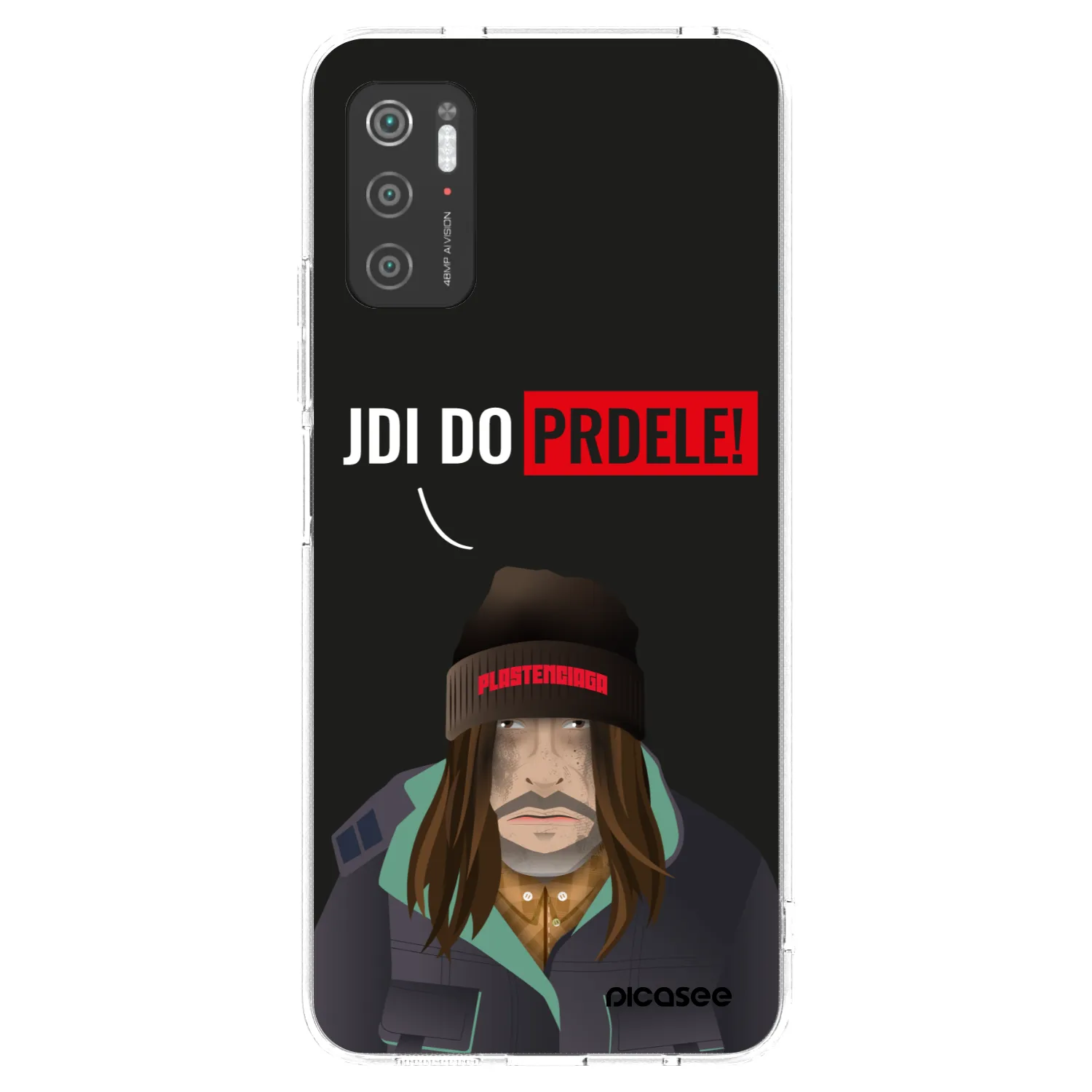 Picasee silikonowe przeźroczyste etui na Xiaomi Poco M3 Pro 5G - Bezďák