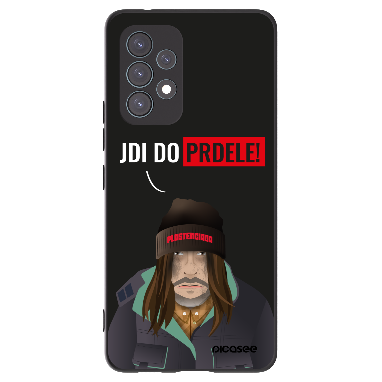 Picasee silikonowe czarne etui na Samsung Galaxy A53 5G A536 - Bezďák