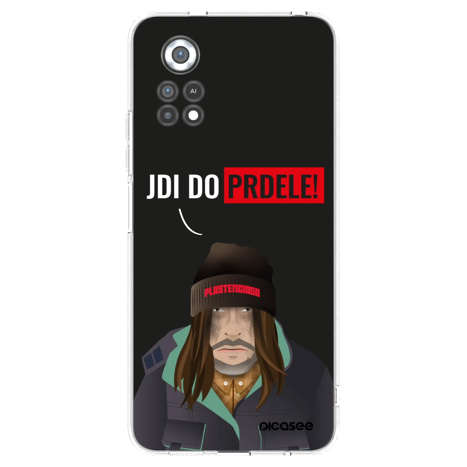 Picasee silikonowe przeźroczyste etui na Xiaomi Poco X4 Pro 5G - Bezďák