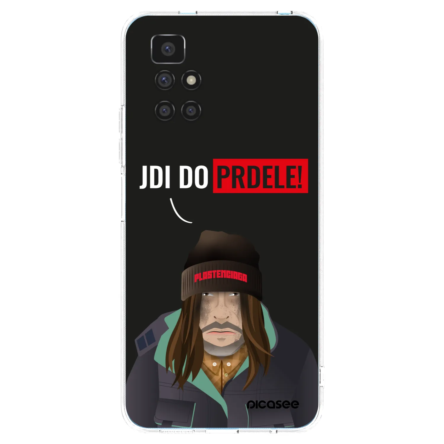 Picasee silikonowe przeźroczyste etui na Xiaomi Redmi 10 (2022) - Bezďák