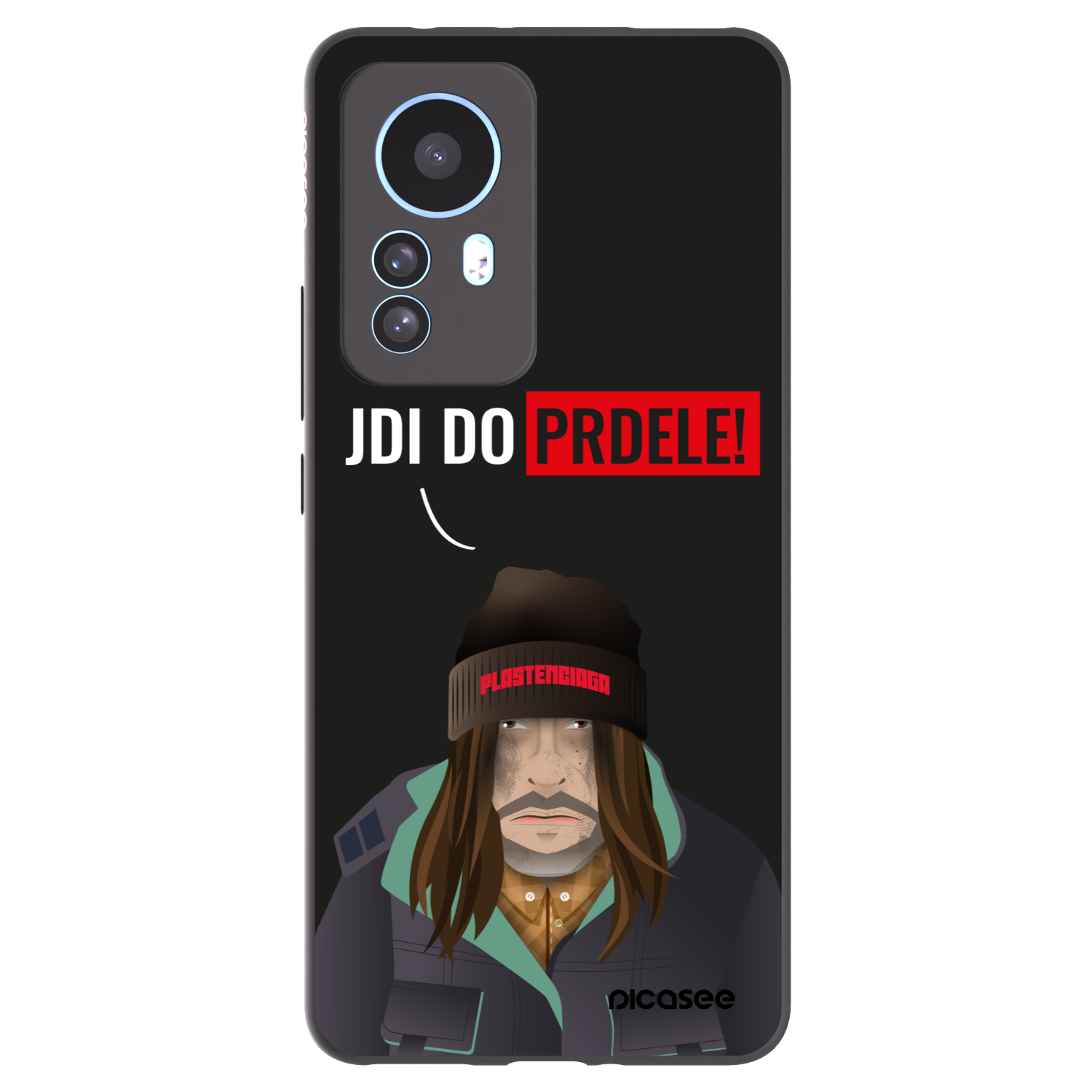 Picasee silikonowe czarne etui na Xiaomi 12T - Bezďák