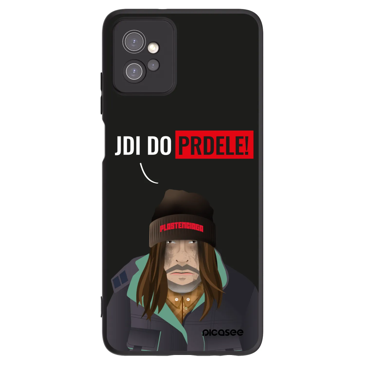 Picasee silikonowe czarne etui na Motorola Moto G32 - Bezďák