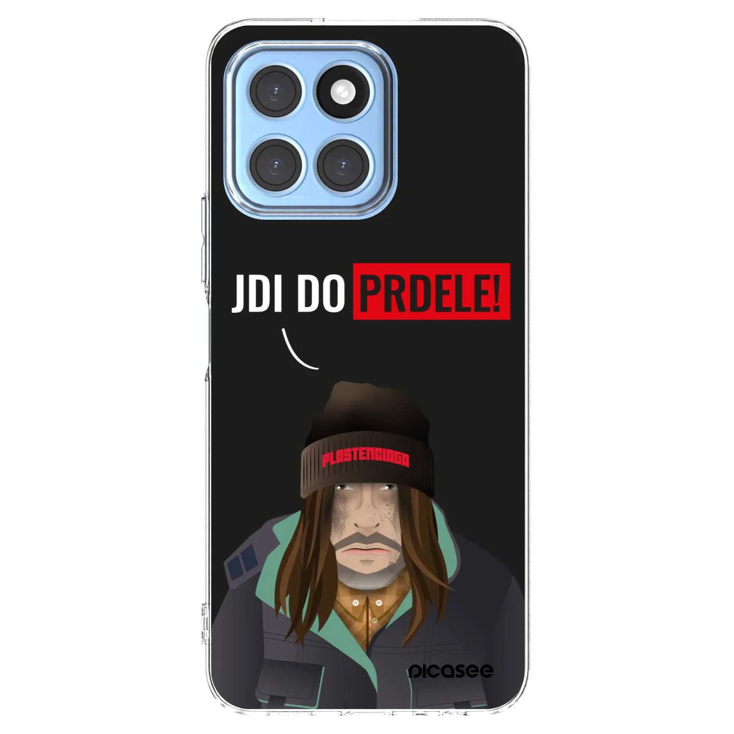 Picasee silikonowe przeźroczyste etui na Honor X8 5G - Bezďák