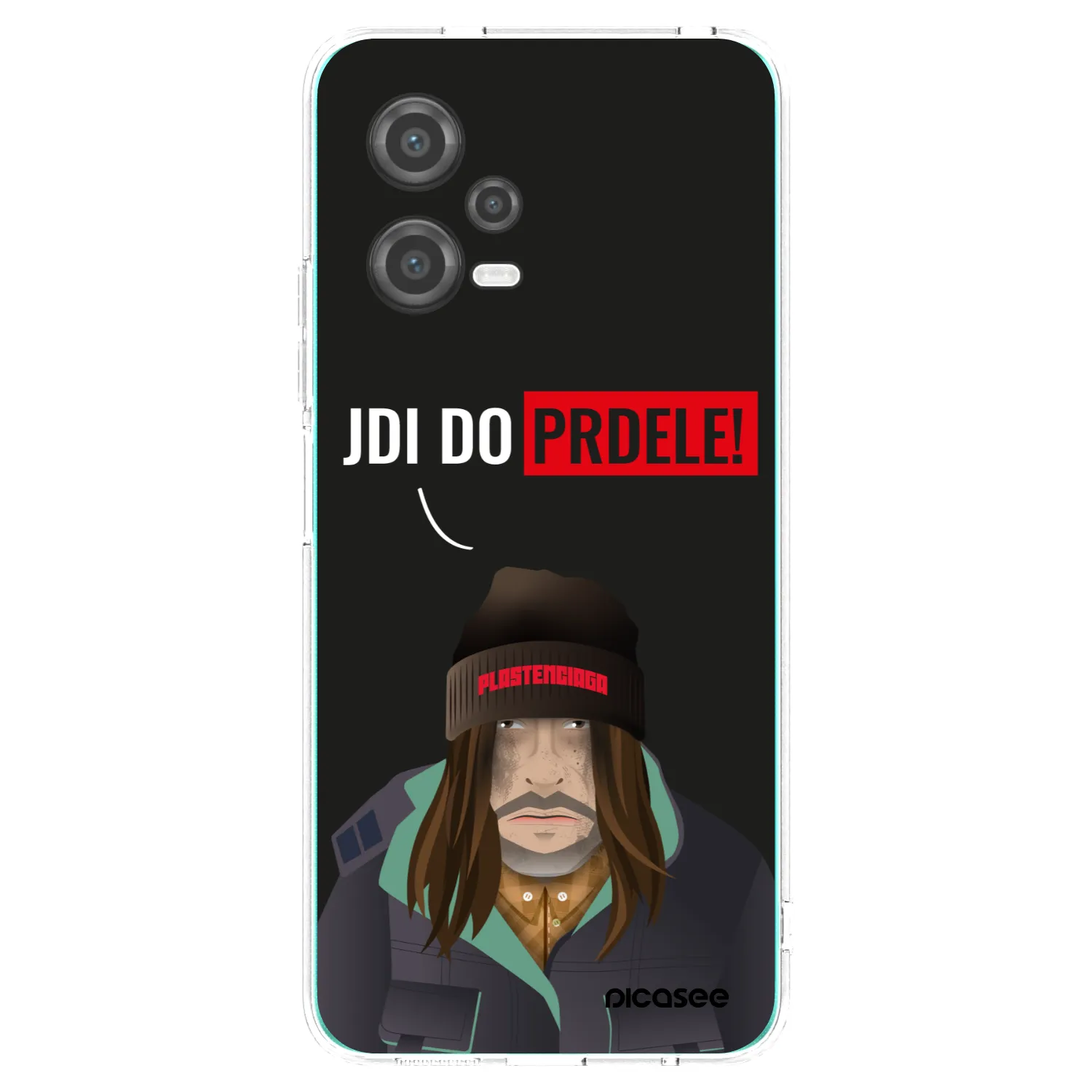 Picasee silikonowe przeźroczyste etui na Xiaomi Poco X5 - Bezďák