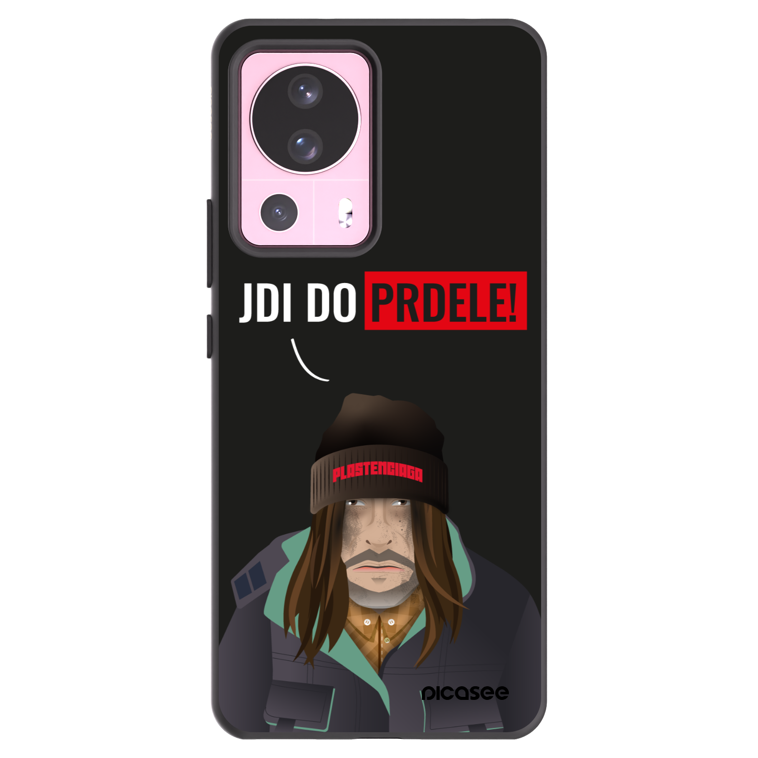 Picasee silikonowe czarne etui na Xiaomi 13 Lite - Bezďák