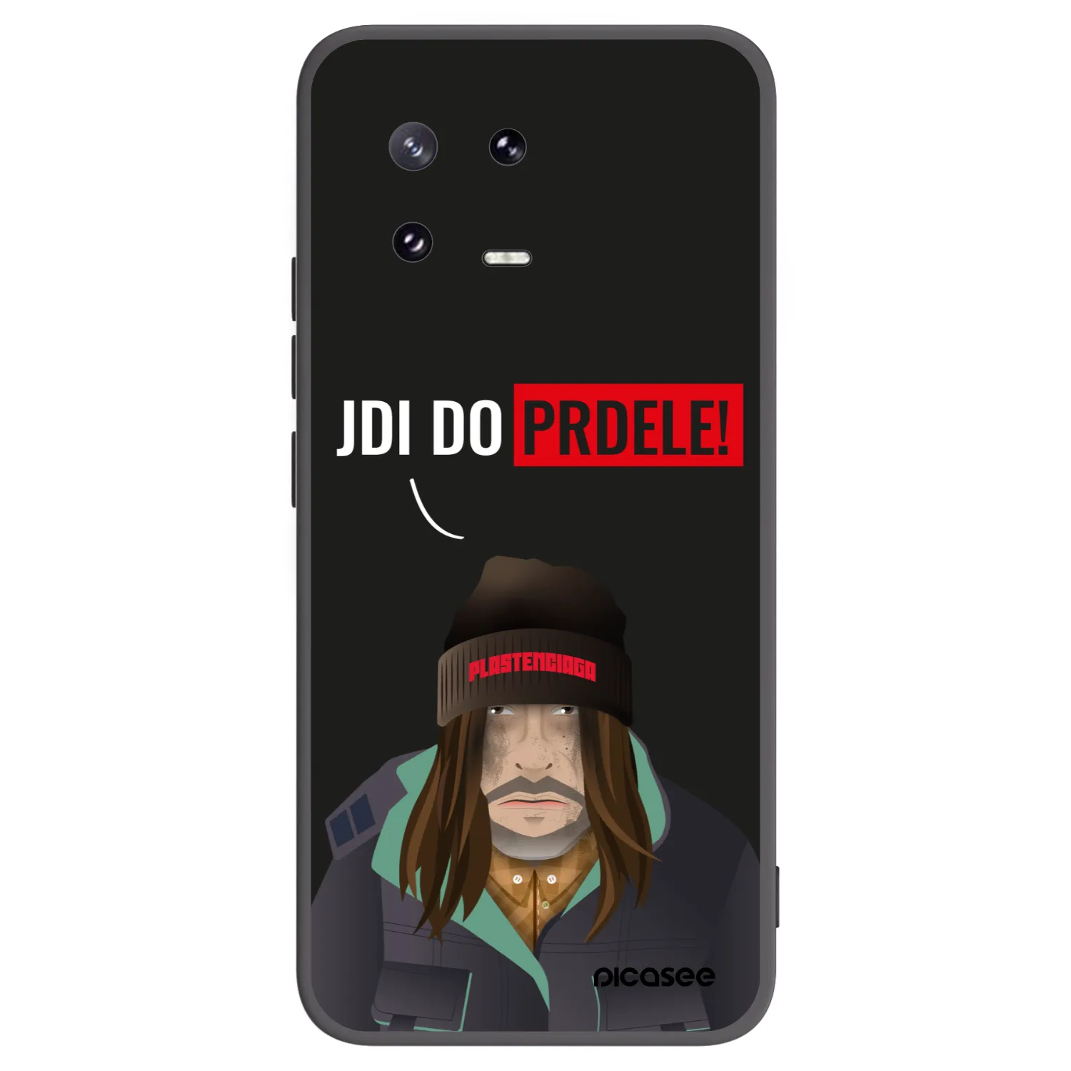 Picasee silikonowe czarne etui na Xiaomi 13 Pro - Bezďák