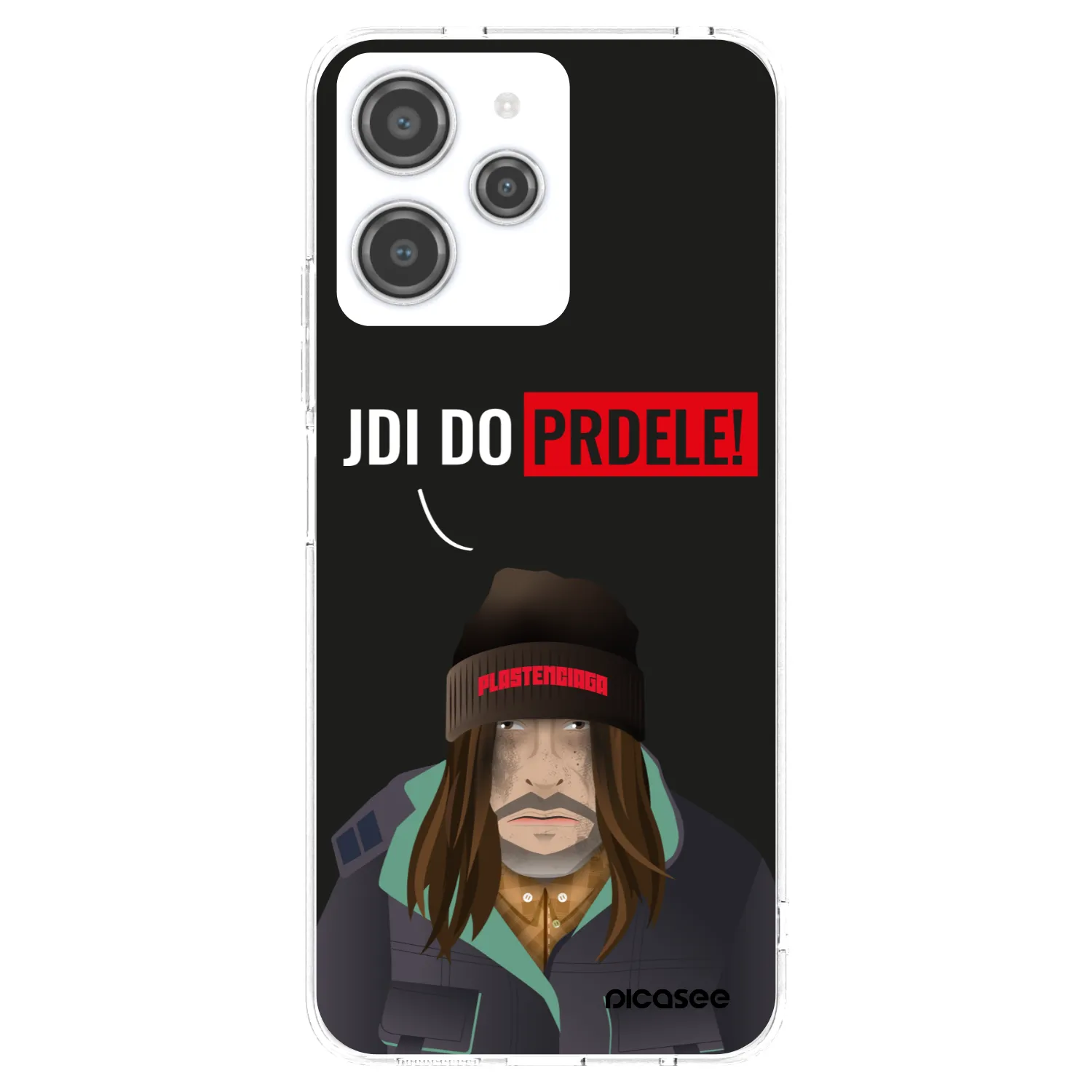 Picasee silikonowe przeźroczyste etui na Xiaomi Redmi 12 4G - Bezďák