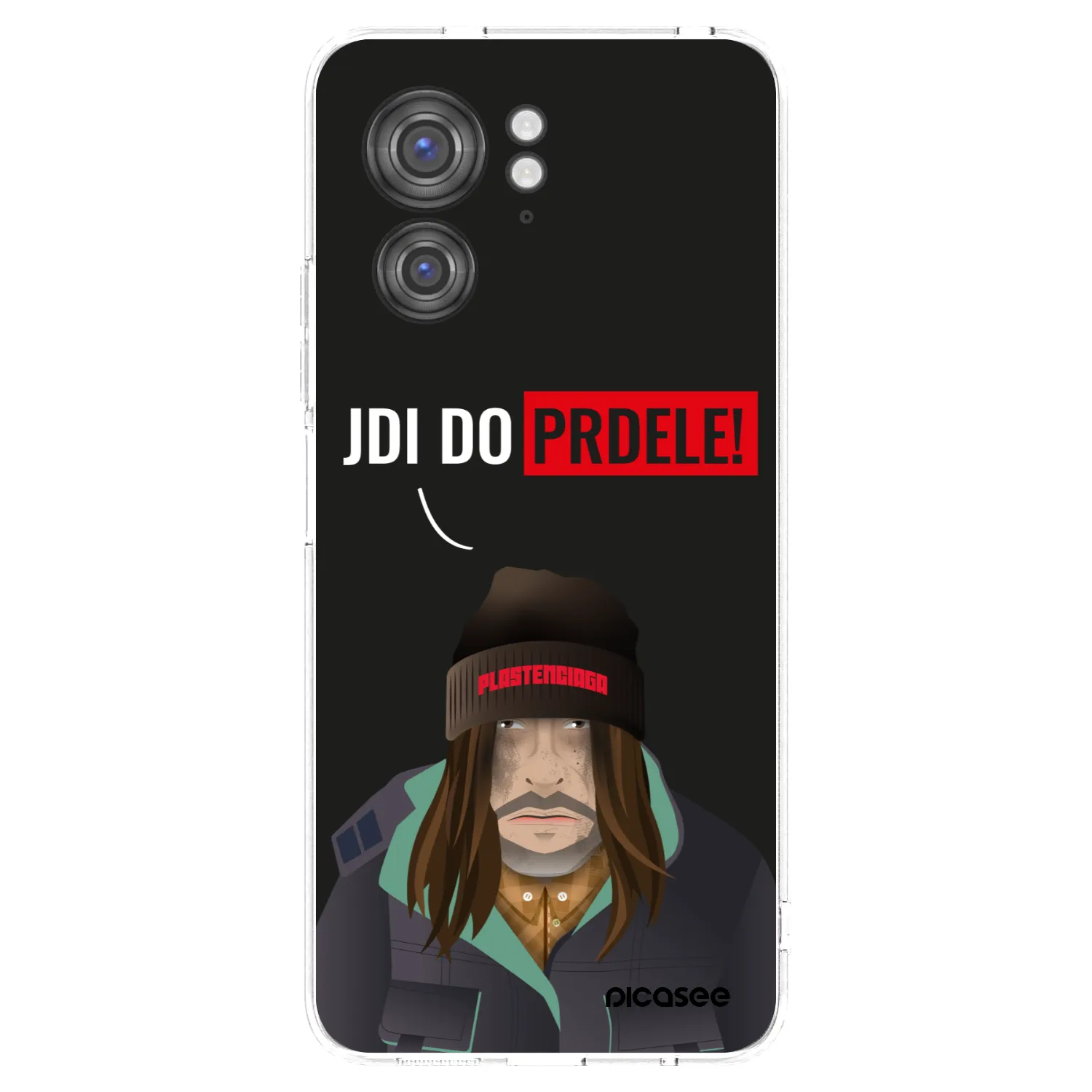 Picasee silikonowe przeźroczyste etui na Motorola Edge 40 - Bezďák