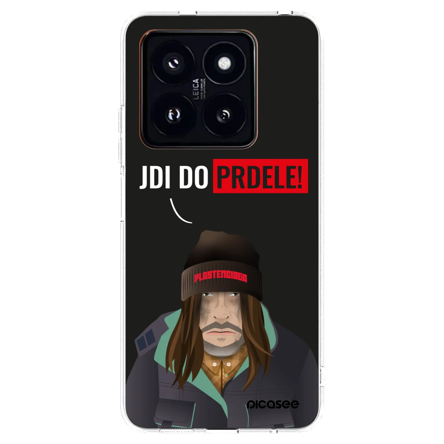 Picasee silikonowe przeźroczyste etui na Xiaomi 14 Pro - Bezďák