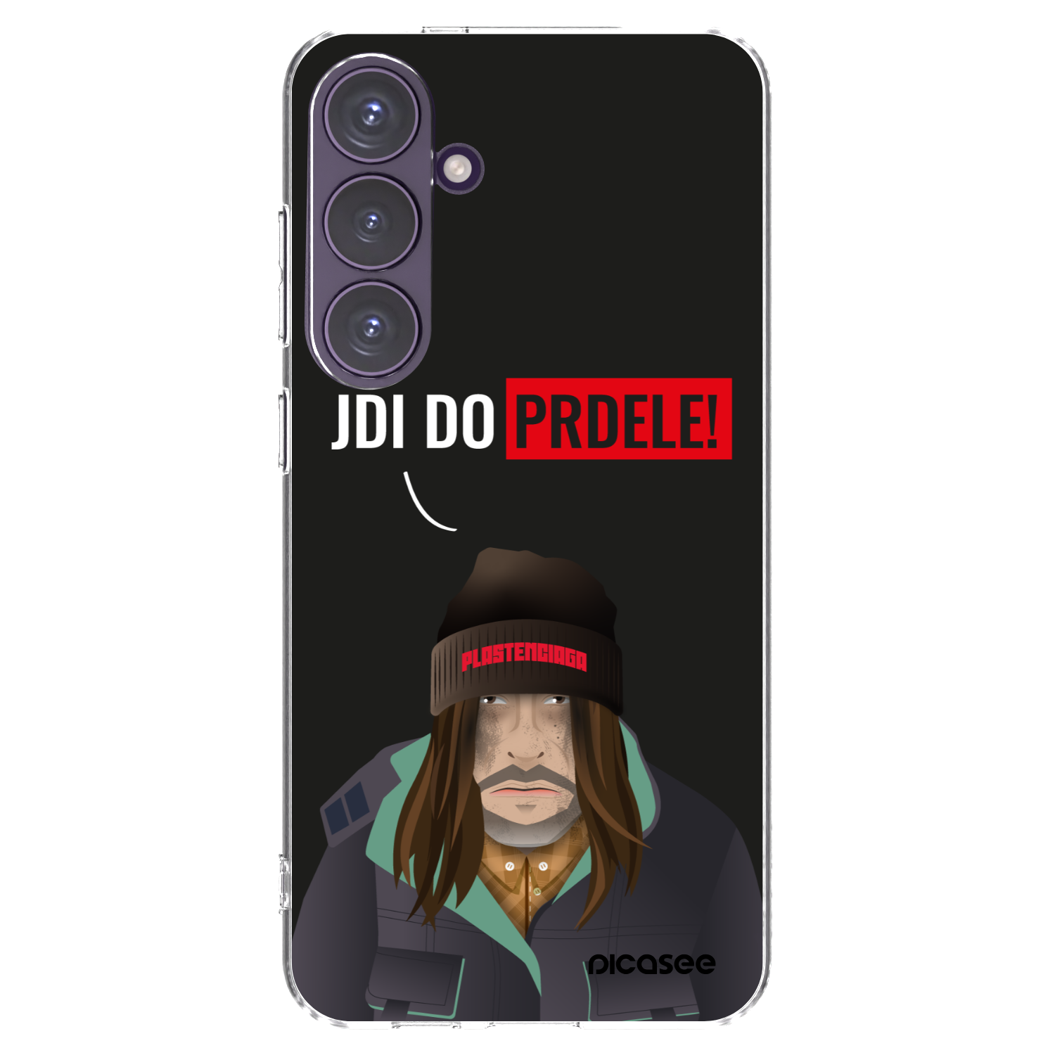 Picasee silikonowe przeźroczyste etui na Samsung Galaxy S24+ S926B 5G - Bezďák