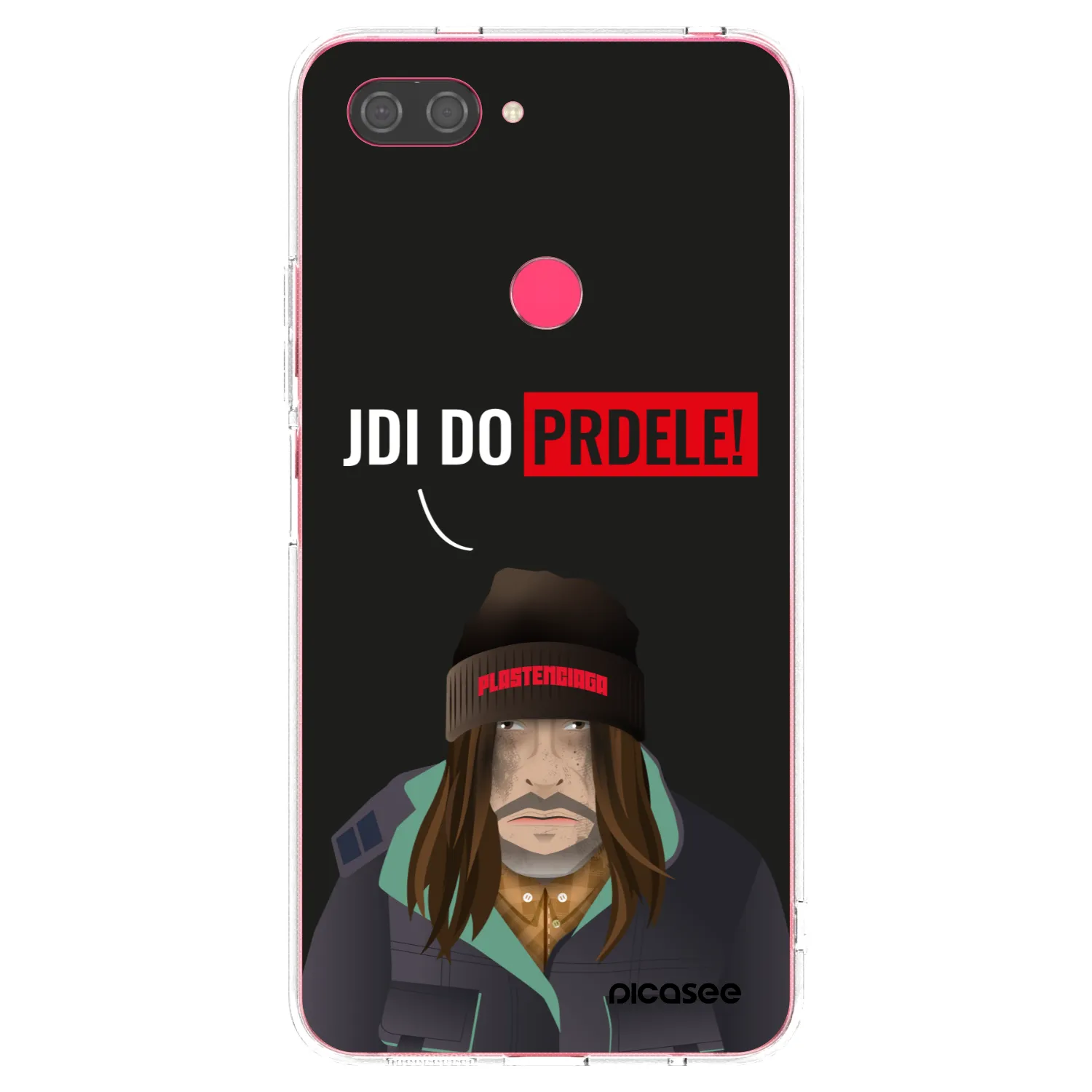 Picasee silikonowe przeźroczyste etui na Xiaomi Mi 8 Lite - Bezďák