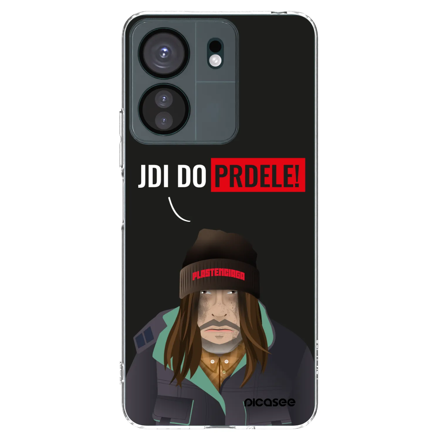 Picasee silikonowe przeźroczyste etui na Xiaomi Redmi 13C 4G - Bezďák