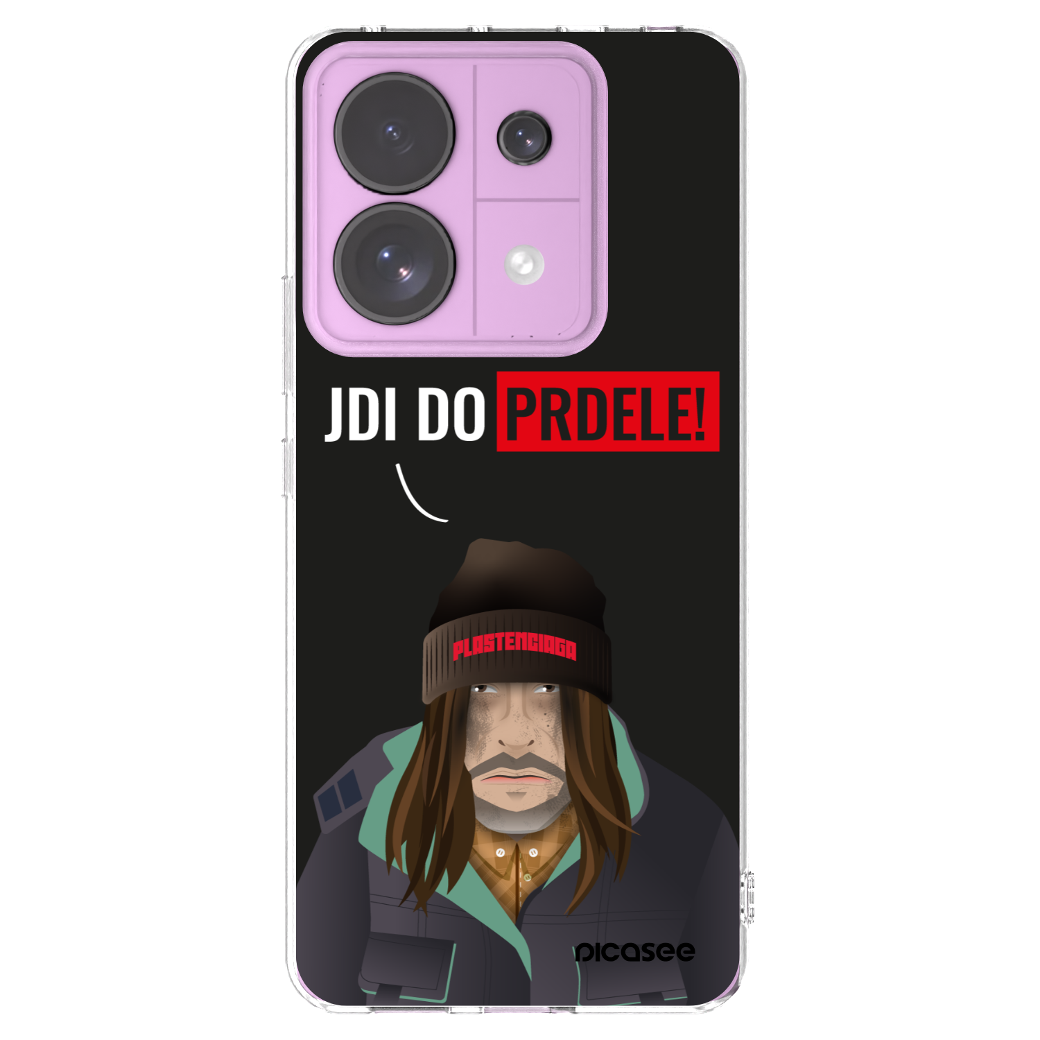 Picasee silikonowe przeźroczyste etui na Xiaomi Redmi Note 13 Pro 5G - Bezďák