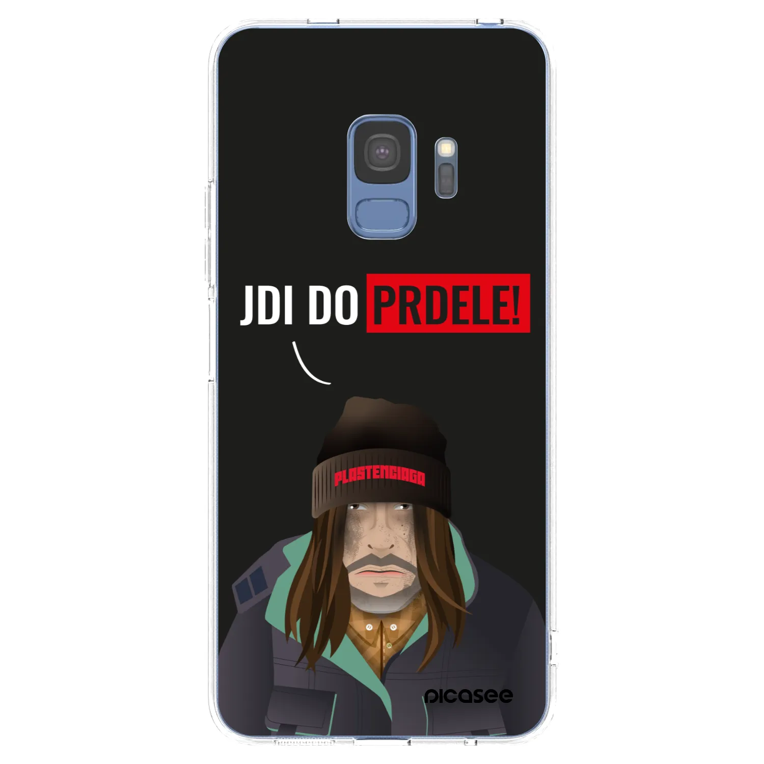 Picasee silikonowe przeźroczyste etui na Samsung Galaxy S9 G960F - Bezďák