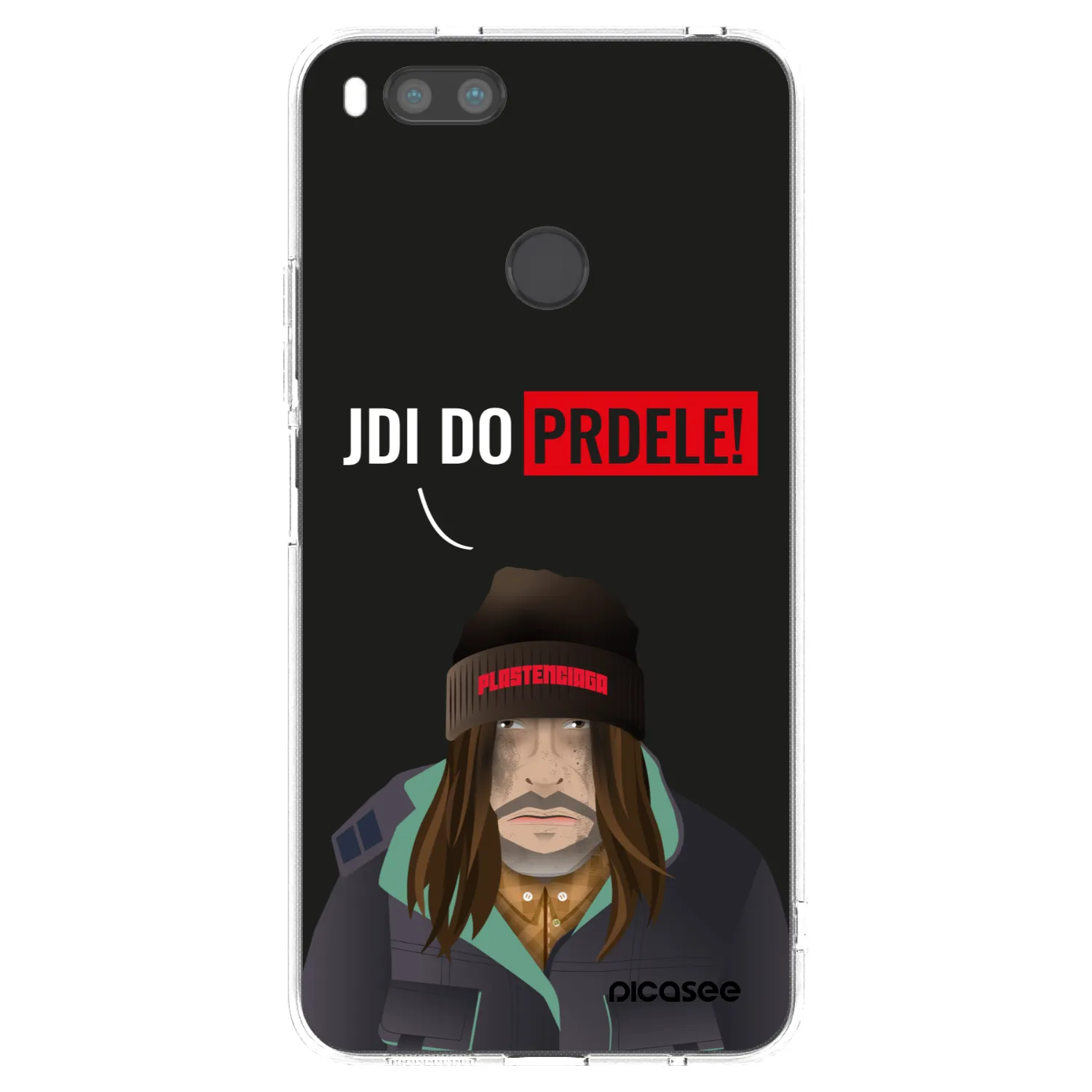 Picasee silikonowe przeźroczyste etui na Xiaomi Mi A1 Global - Bezďák