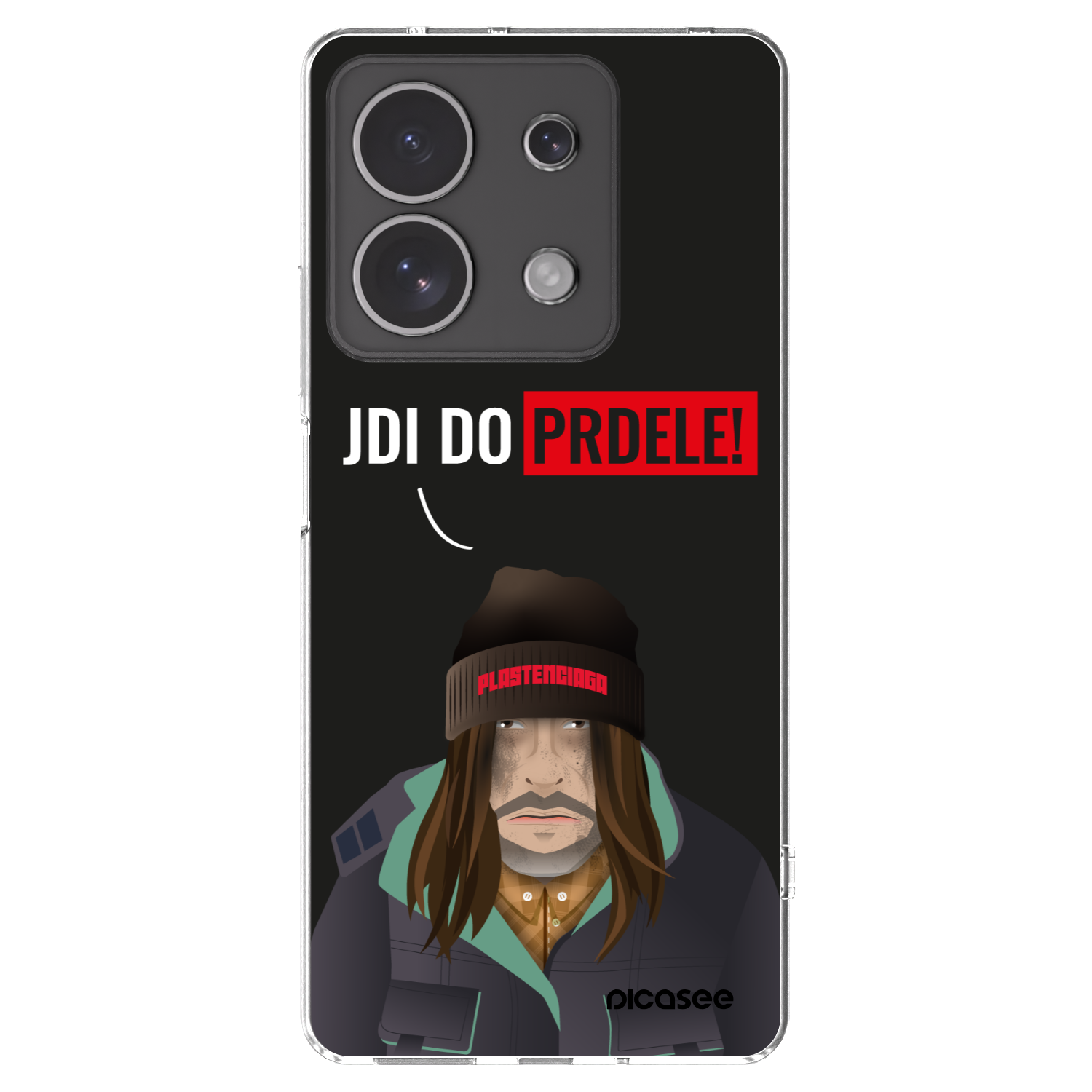 Picasee silikonowe przeźroczyste etui na Xiaomi Redmi Note 13 4G - Bezďák