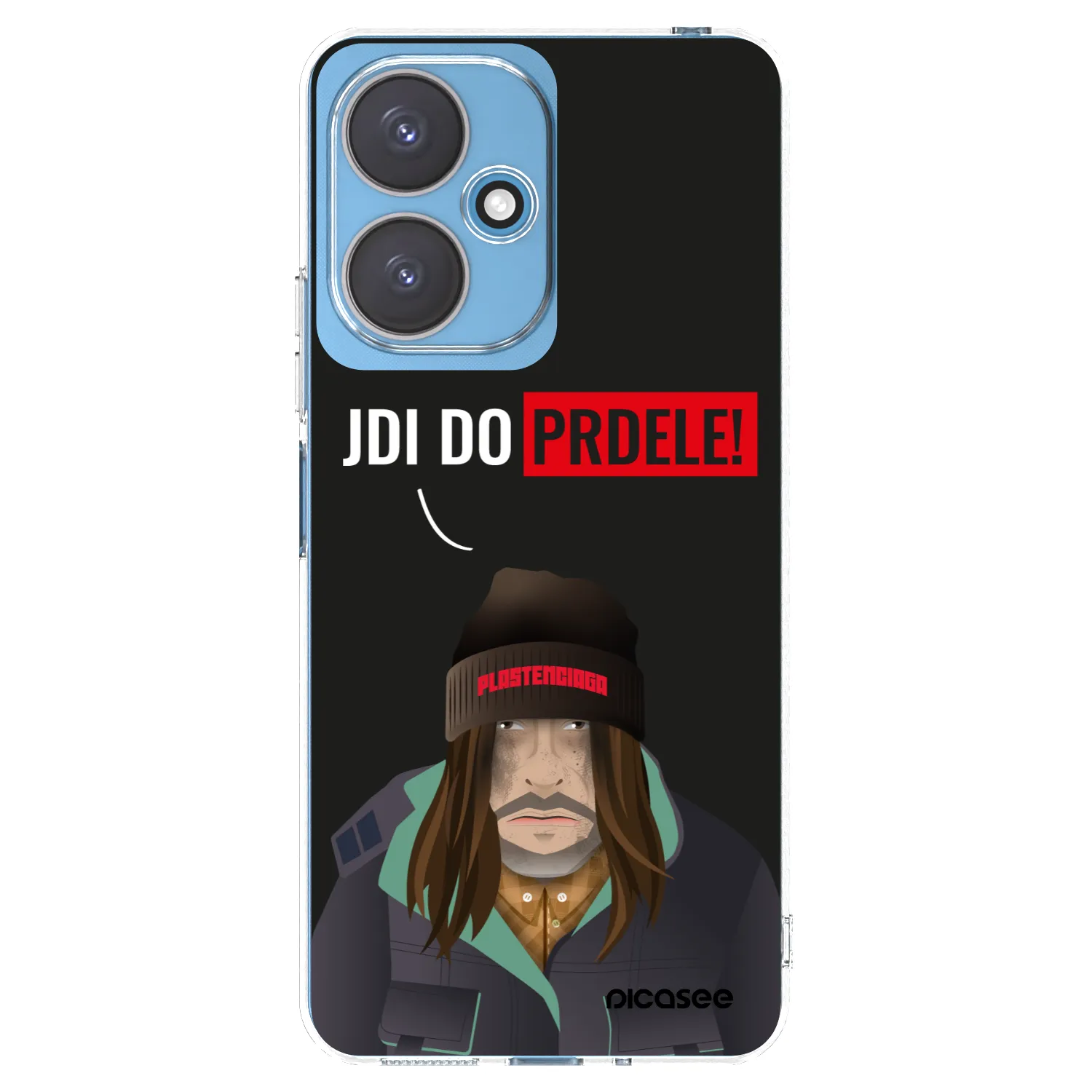 Picasee silikonowe przeźroczyste etui na Xiaomi Redmi 13C 5G - Bezďák
