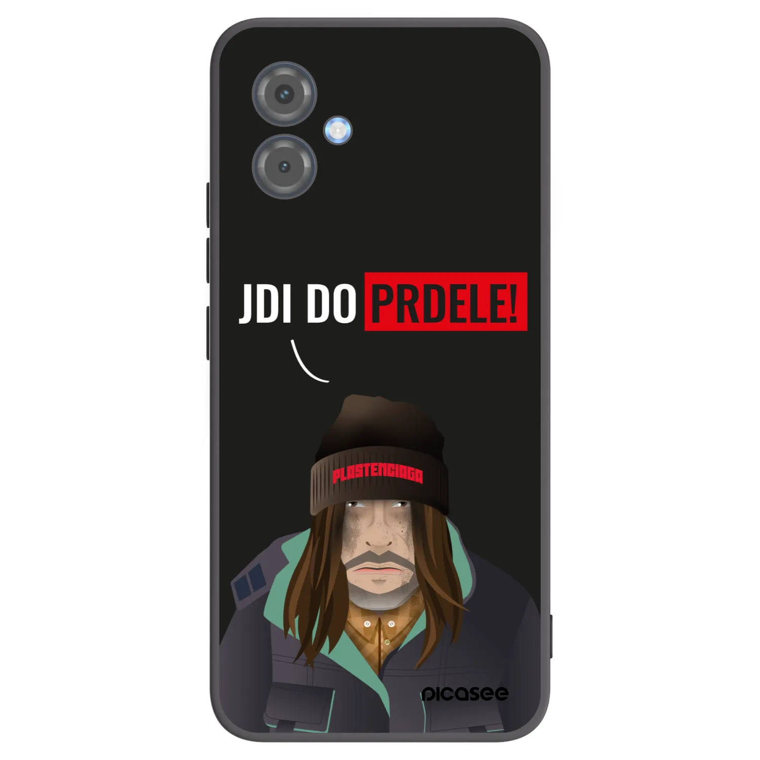 Picasee silikonowe czarne etui na Motorola Moto G14 - Bezďák
