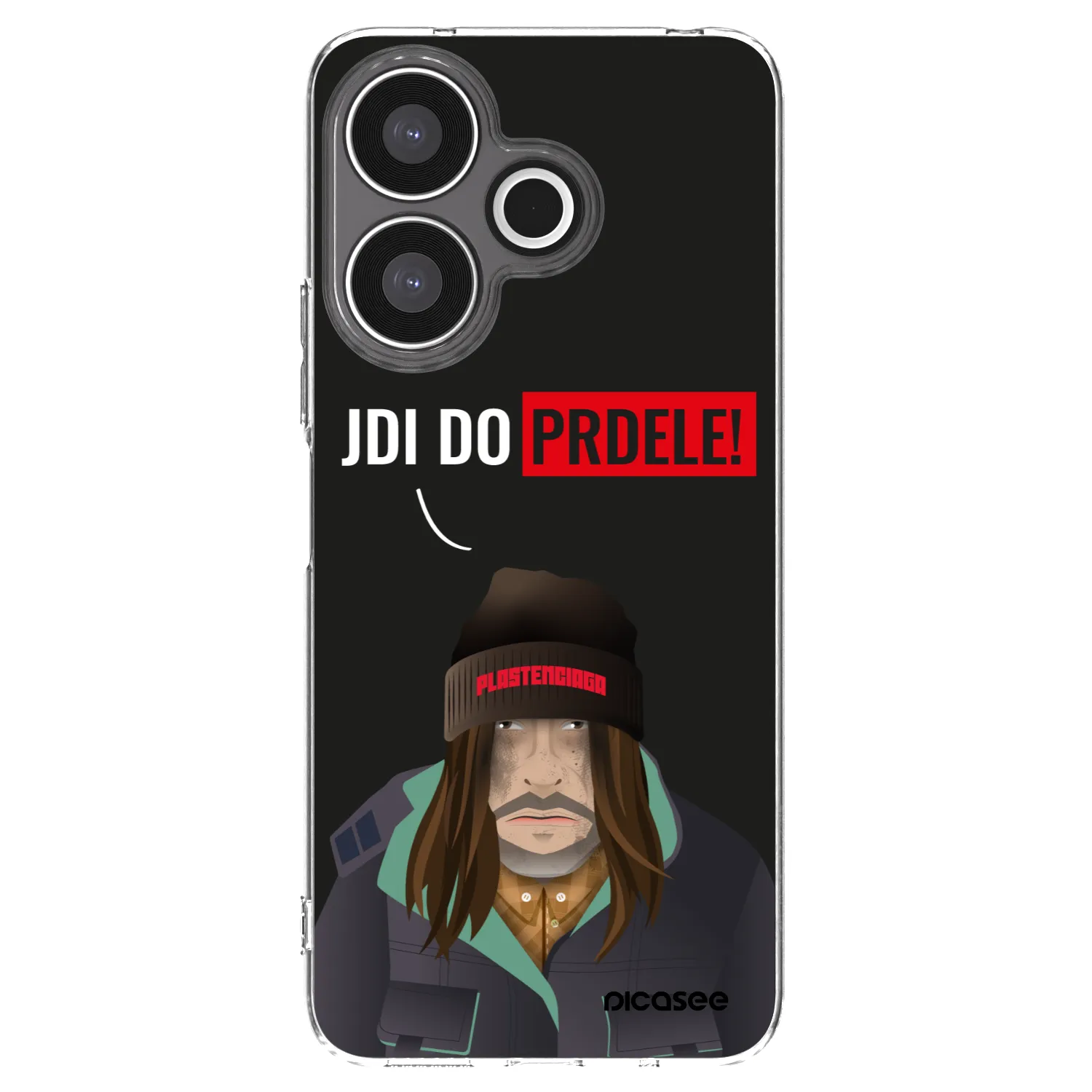 Picasee silikonowe przeźroczyste etui na Xiaomi Redmi 13 4G - Bezďák