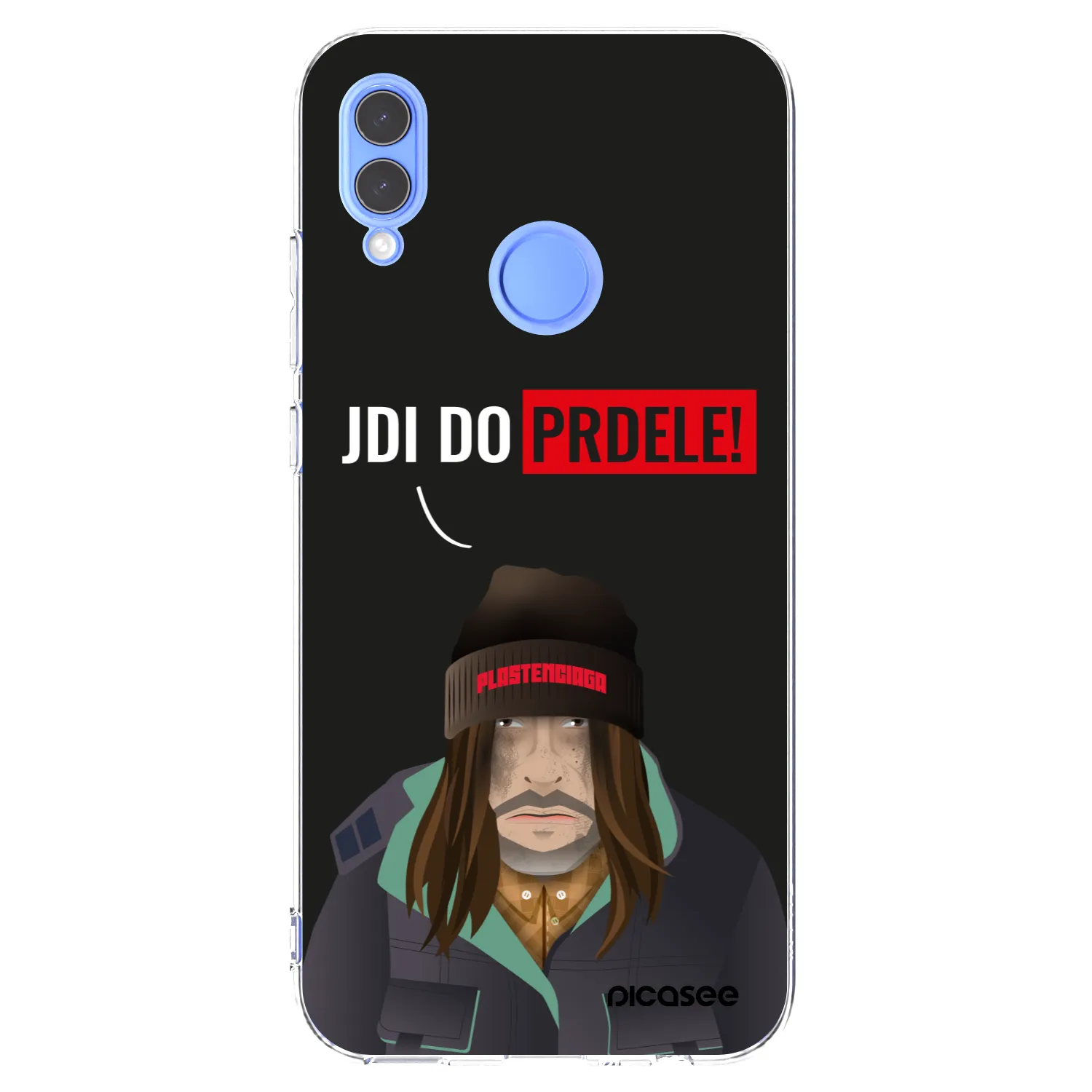 Picasee silikonowe przeźroczyste etui na Honor 10 Lite - Bezďák