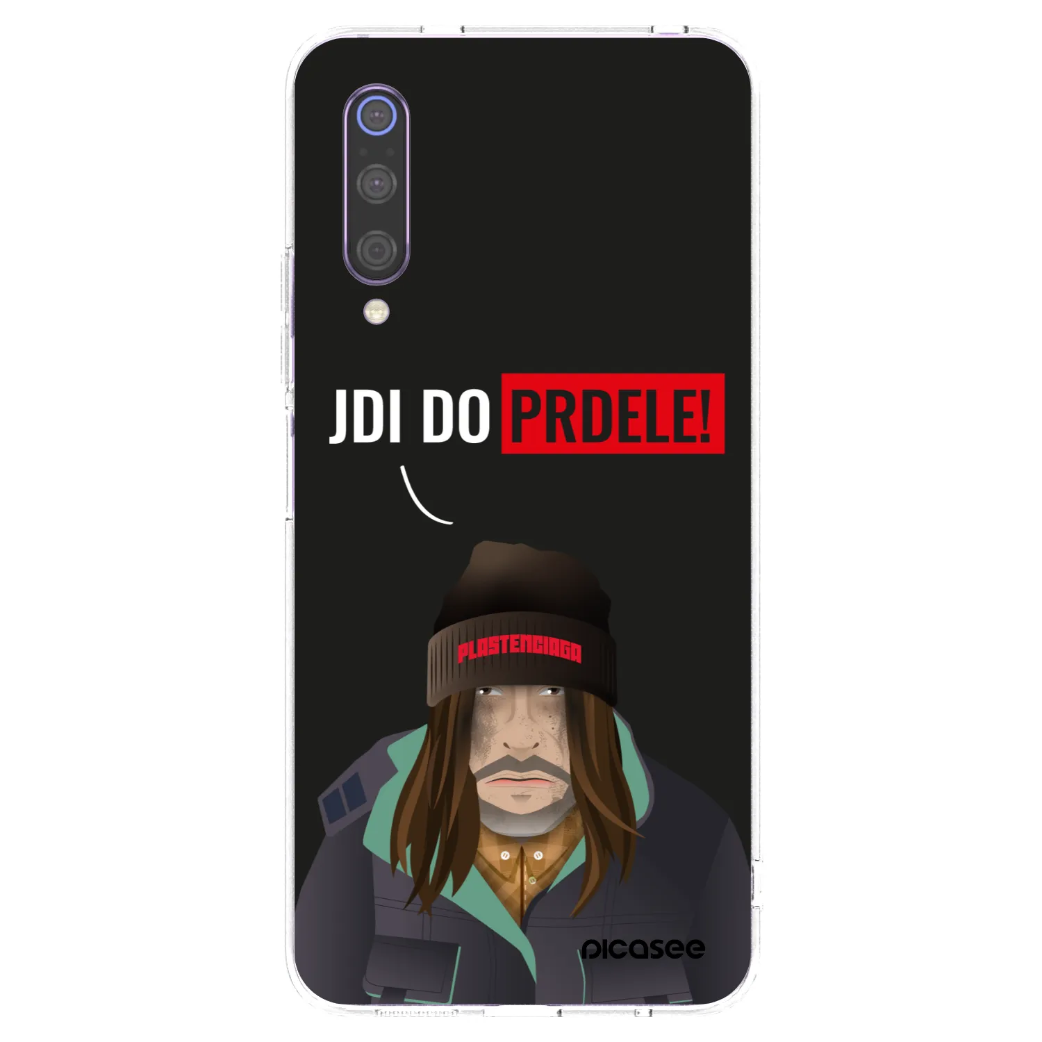 Picasee silikonowe przeźroczyste etui na Xiaomi Mi 9 - Bezďák