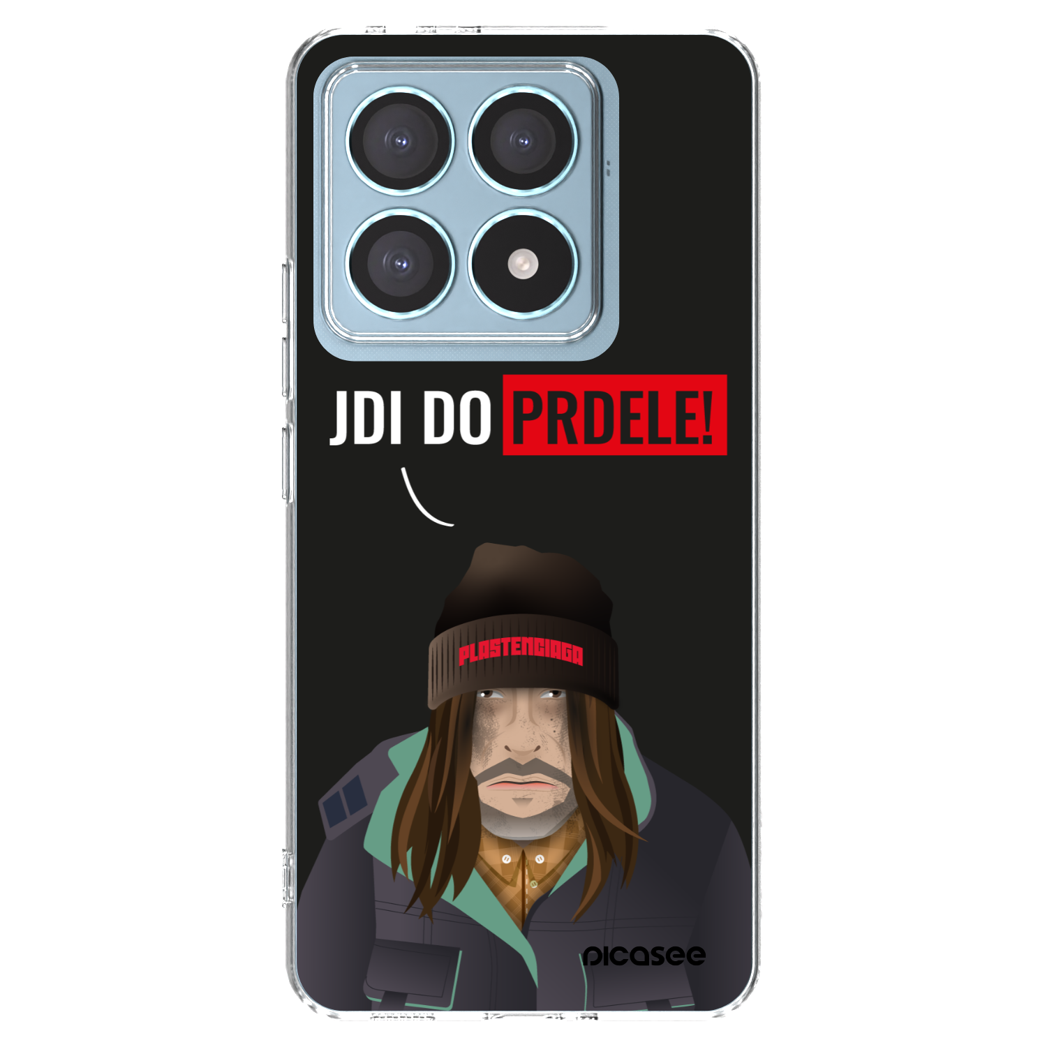 Picasee silikonowe przeźroczyste etui na Xiaomi 14T Pro - Bezďák