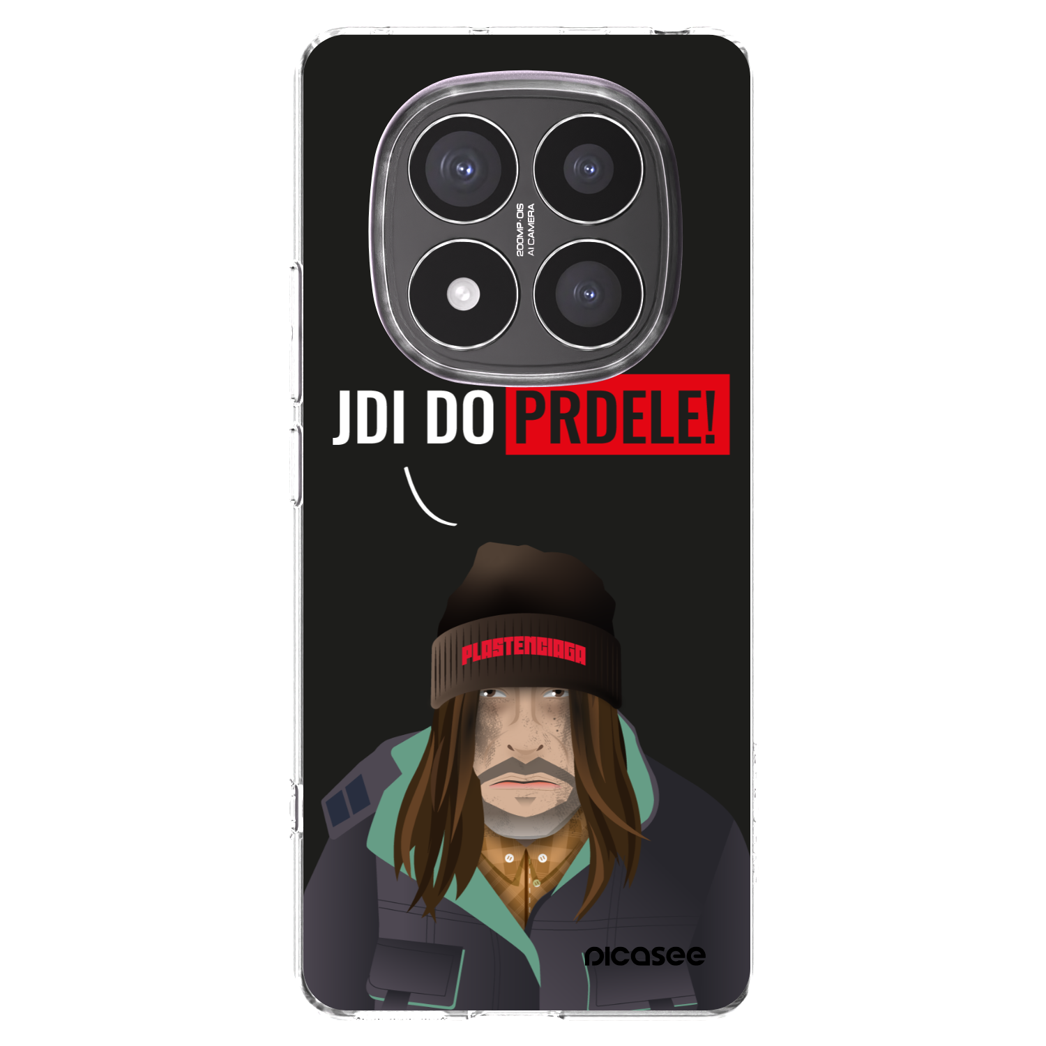 Picasee silikonowe przeźroczyste etui na Xiaomi Redmi Note 14 Pro+ 5G - Bezďák