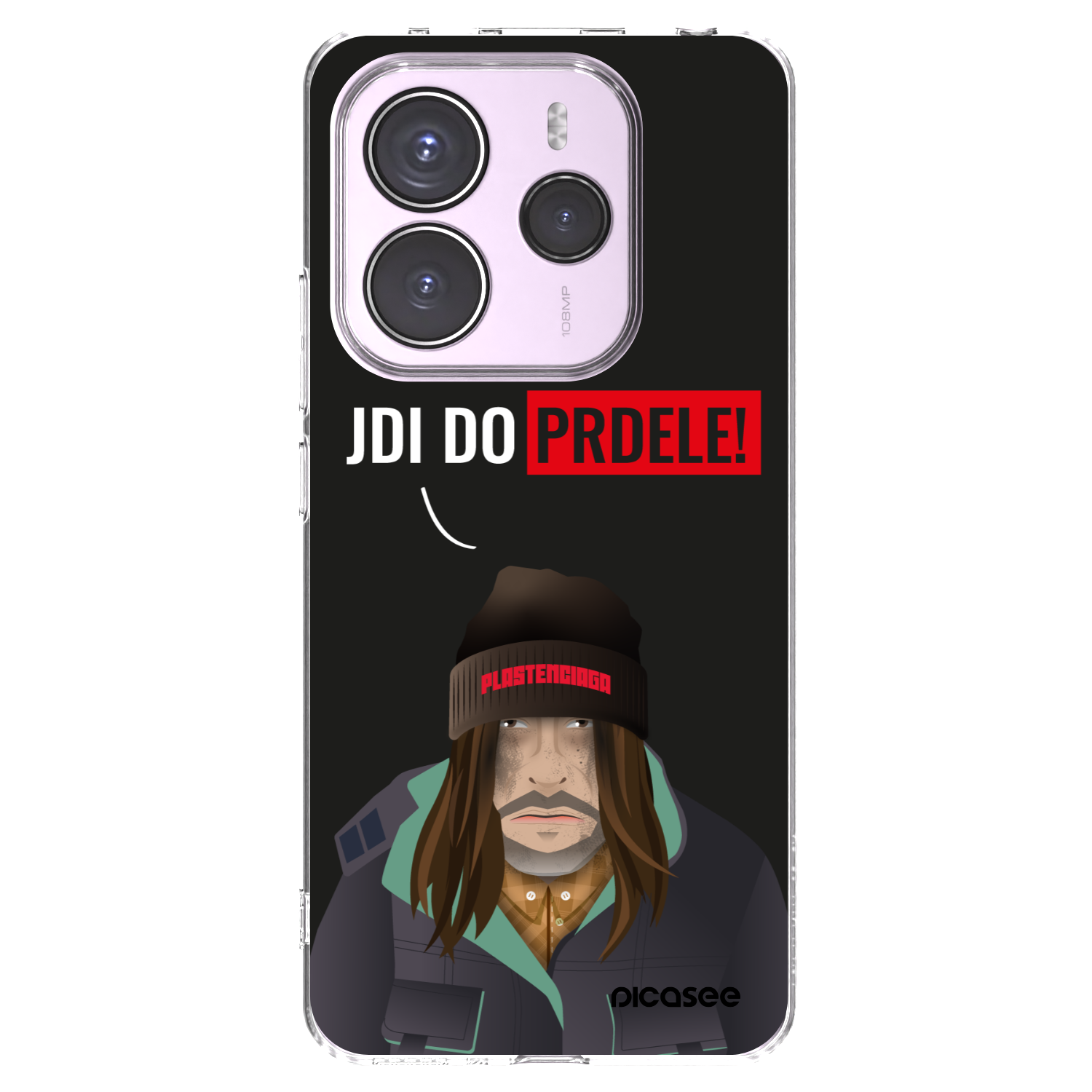 Picasee silikonowe przeźroczyste etui na Xiaomi Redmi Note 14 5G - Bezďák