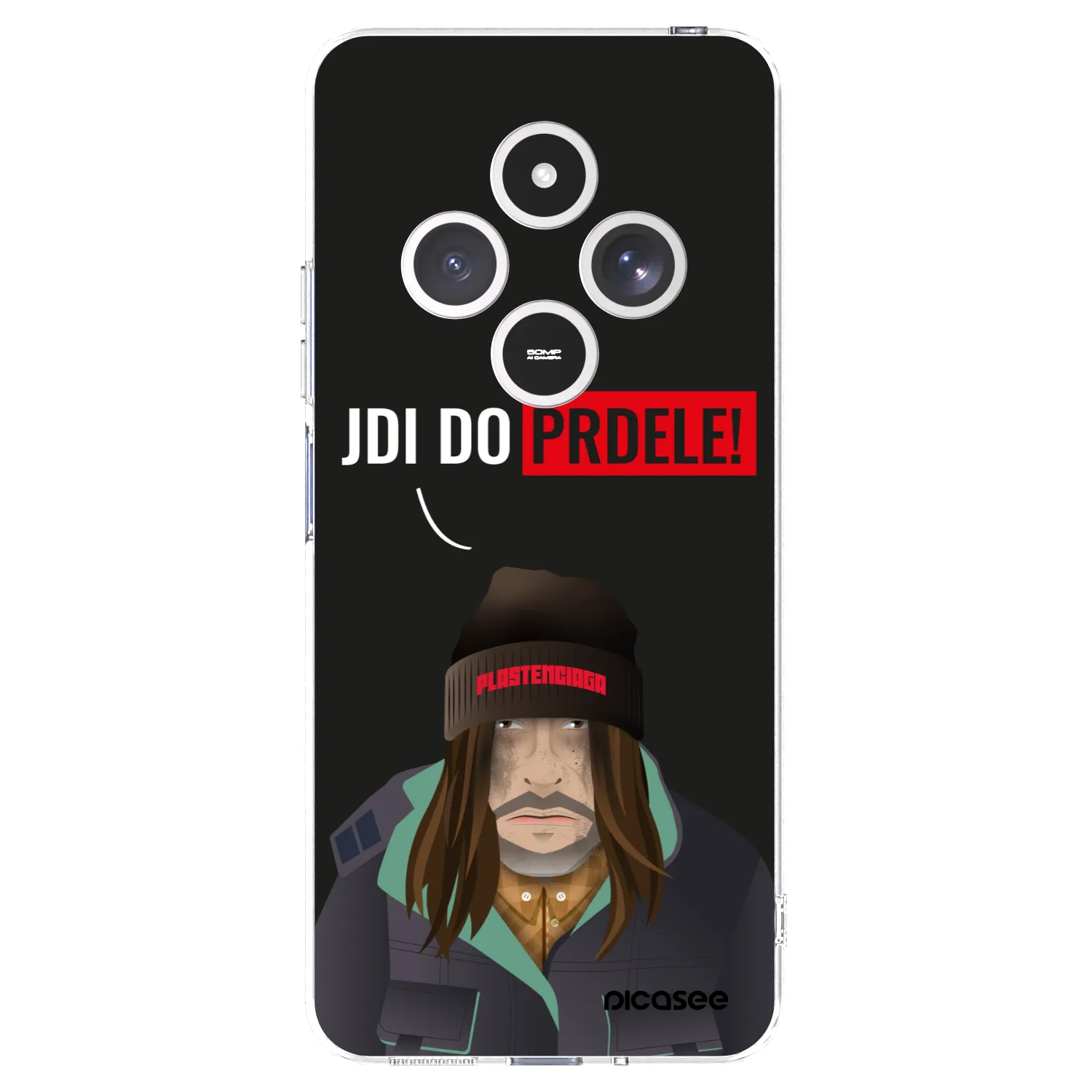 Picasee silikonowe przeźroczyste etui na Xiaomi Redmi 14C - Bezďák