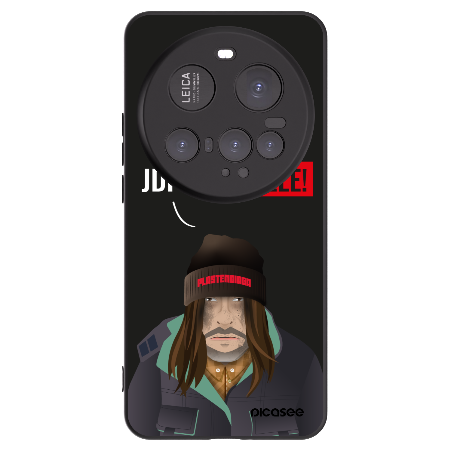 Picasee silikonowe czarne etui na Xiaomi 15 Ultra - Bezďák