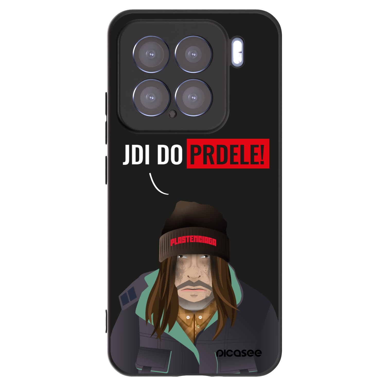 Picasee silikonowe czarne etui na Xiaomi 15 - Bezďák