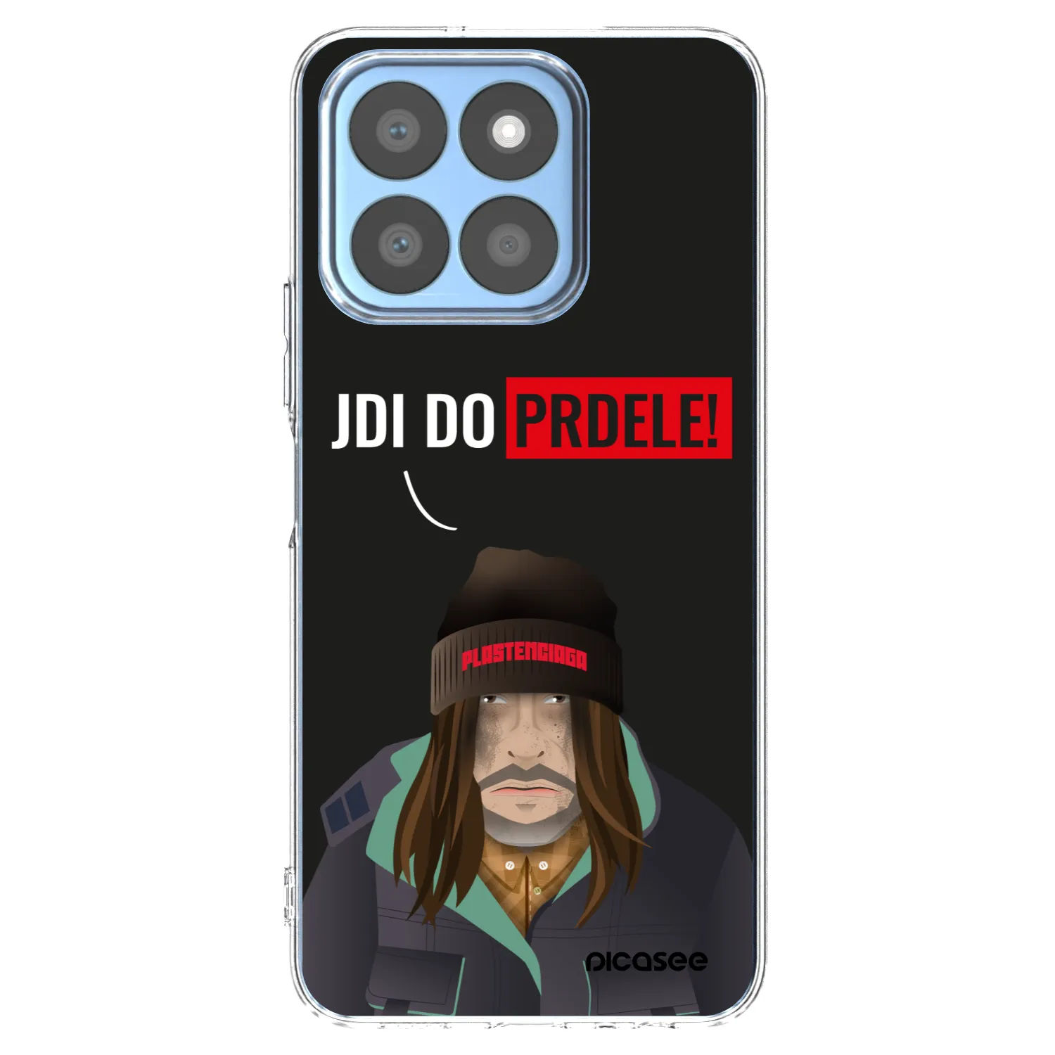 Picasee silikonowe przeźroczyste etui na Honor X8c - Bezďák