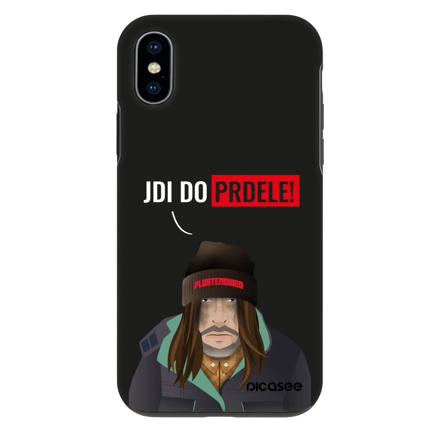 Picasee Fashion Case na Apple iPhone X/XS - Bezďák