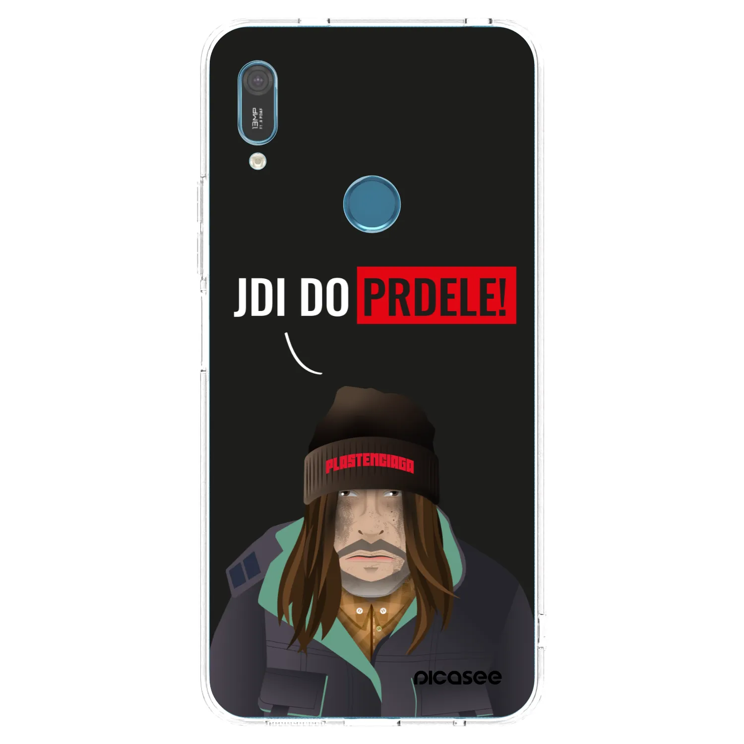 Picasee silikonowe przeźroczyste etui na Huawei Y6 2019 - Bezďák